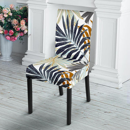 Colorful Tropical Palm Leaves Dinning Chair Slipper-JTAMIGO.COM