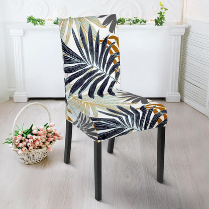 Colorful Tropical Palm Leaves Dinning Chair Slipper-JTAMIGO.COM