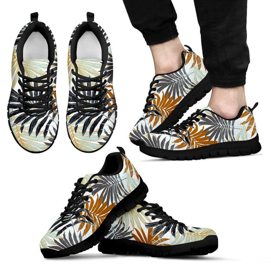 Colorful Tropical Palm Leaves Men Sneakers Shoes