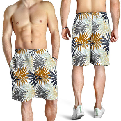 Colorful Tropical Palm Leaves Mens Shorts-JTAMIGO.COM