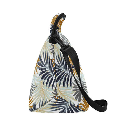 Colorful Tropical Palm Leaves Neoprene Lunch Bag (Model 1669)(Large)-JTAMIGO.COM
