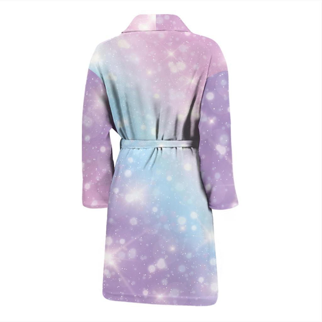 Cosmic Pastel Pattern Print Design 02 Men Bathrobe-JORJUNE.COM
