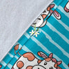 Cow Cute Print Pattern Fleece Blanket