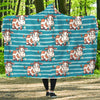 Cow Cute Print Pattern Hooded Blanket-JTAMIGO.COM