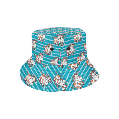 Cow Cute Print Pattern Unisex Bucket Hat