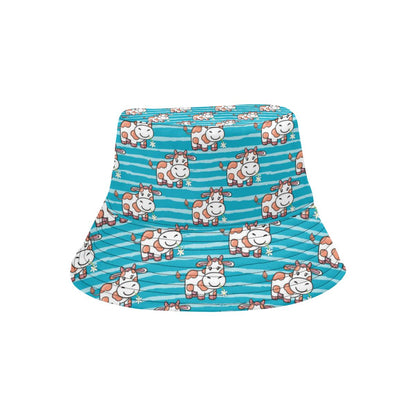 Cow Cute Print Pattern Unisex Bucket Hat