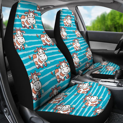 Cow Cute Print Pattern Universal Fit Car Seat Covers