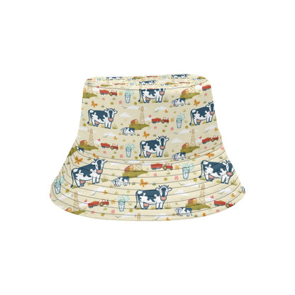 Cow Farm Design Print Unisex Bucket Hat