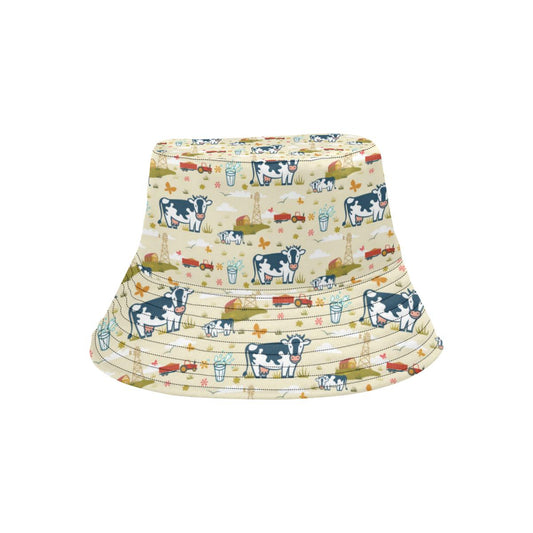 Cow Farm Design Print Unisex Bucket Hat