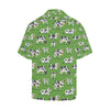 Cow Happy Print Pattern Men Aloha Hawaiian Shirt