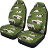 Cow on Grass Print Pattern Universal Fit Car Seat Covers