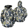 Cow Watercolor Print Pattern Pullover Hoodie
