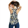 Cow Watercolor Print Pattern Women Racerback Tank Top