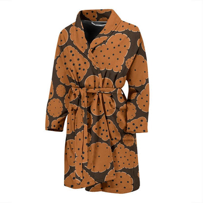 Cracker Pattern Print Design 01 Men Bathrobe-JORJUNE.COM