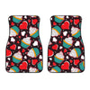Cupcakes Heart Print Pattern Car Floor Mats