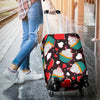 Cupcakes Heart Print Pattern Luggage Cover Protector
