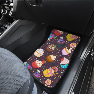 Cupcakes Party Print Pattern Car Floor Mats