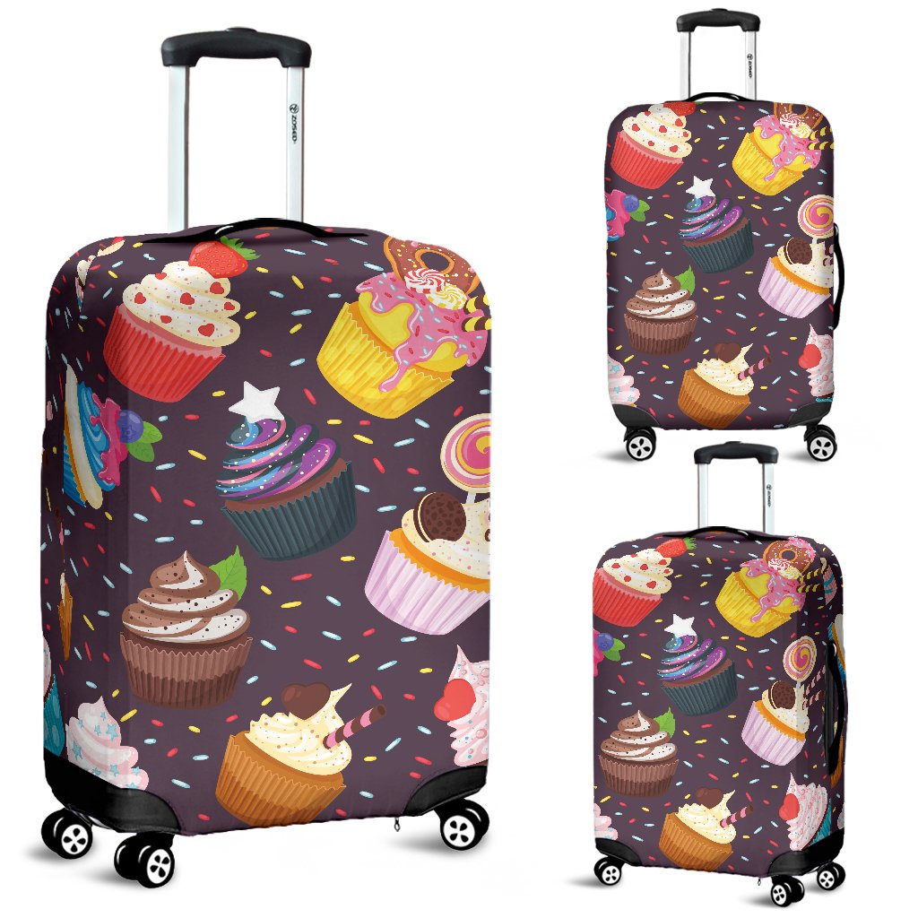 Cupcakes Party Print Pattern Luggage Cover Protector