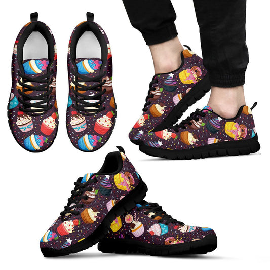 Cupcakes Party Print Pattern Men Sneakers Shoes