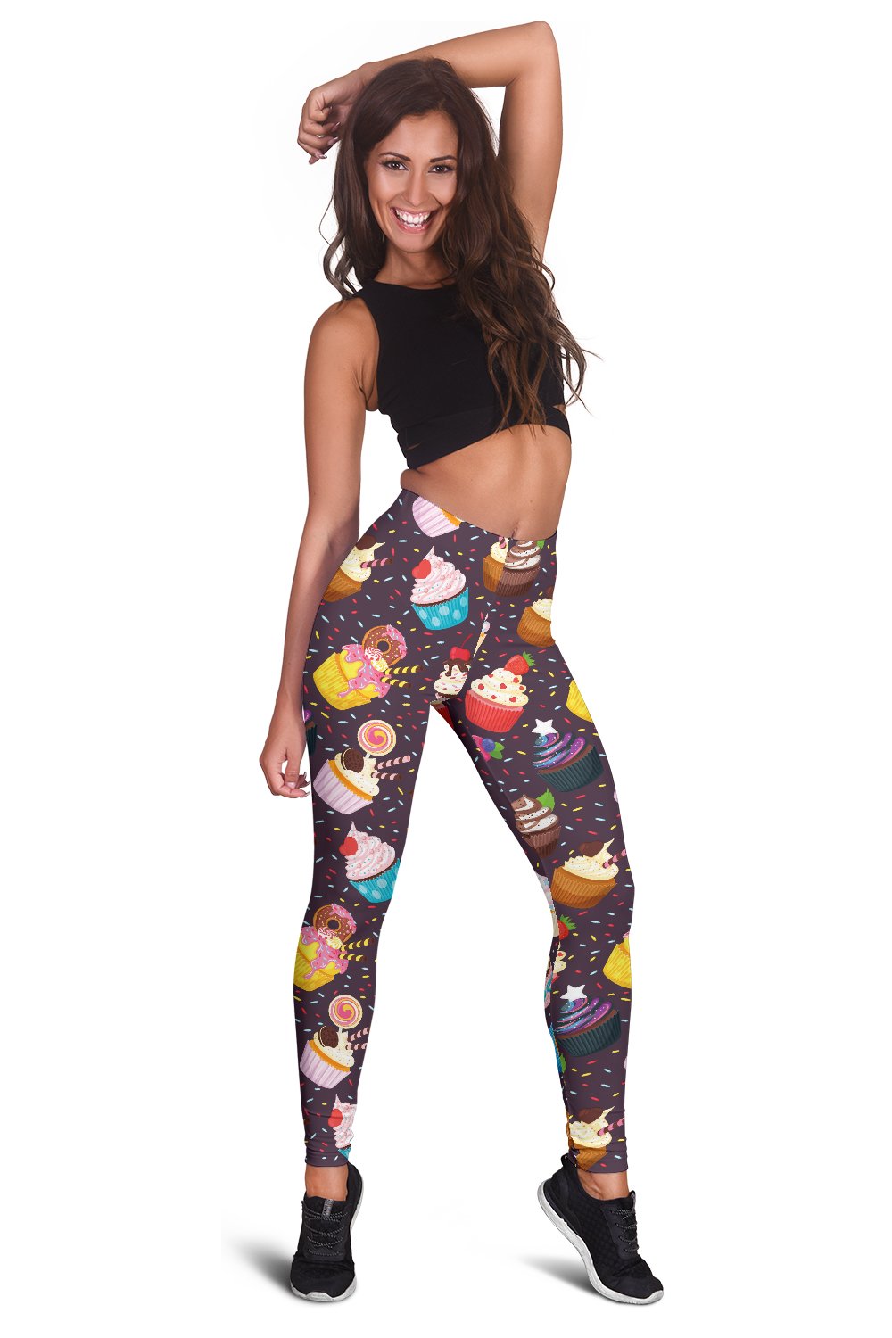 Cupcakes Party Print Pattern Women Leggings