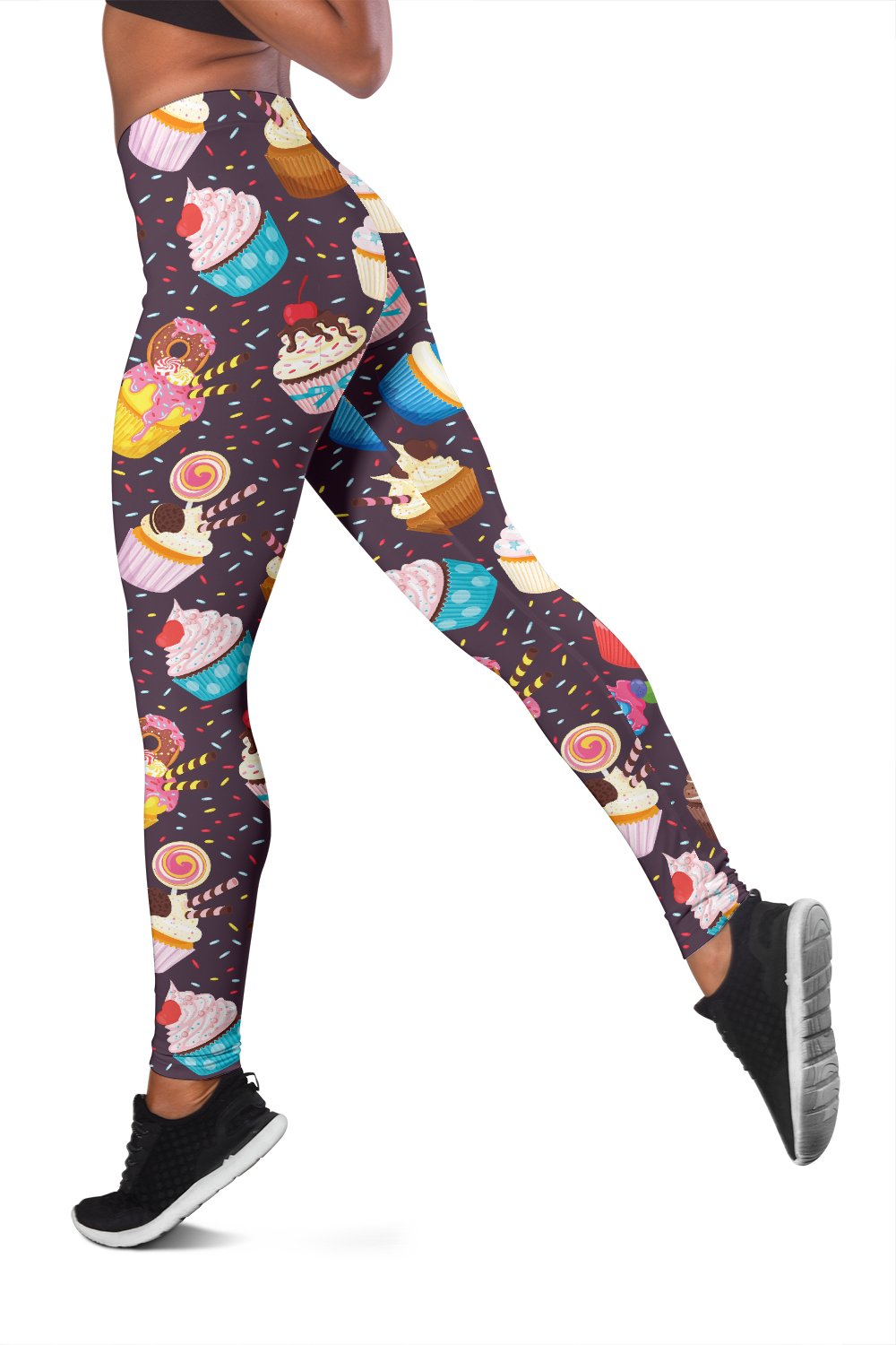 Cupcakes Party Print Pattern Women Leggings