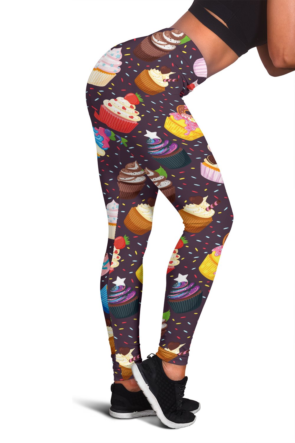 Cupcakes Party Print Pattern Women Leggings