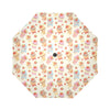 Cupcakes Strawberry Cherry Print Automatic Foldable Umbrella