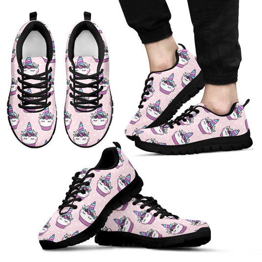 Cupcakes Unicorn Print Pattern Men Sneakers Shoes