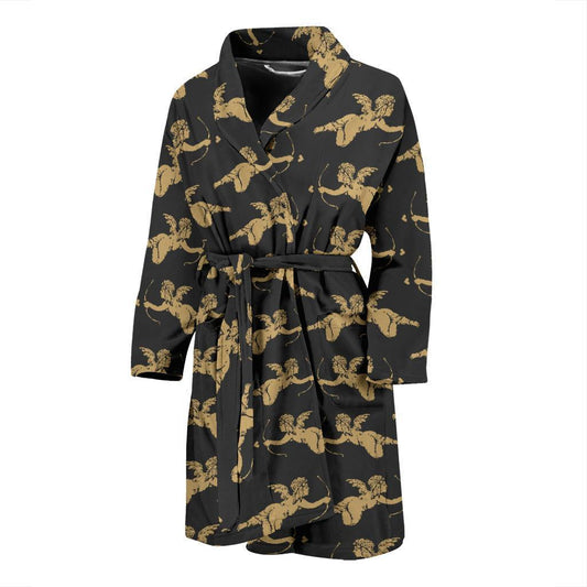 Cupid Pattern Print Design 02 Men Bathrobe-JORJUNE.COM