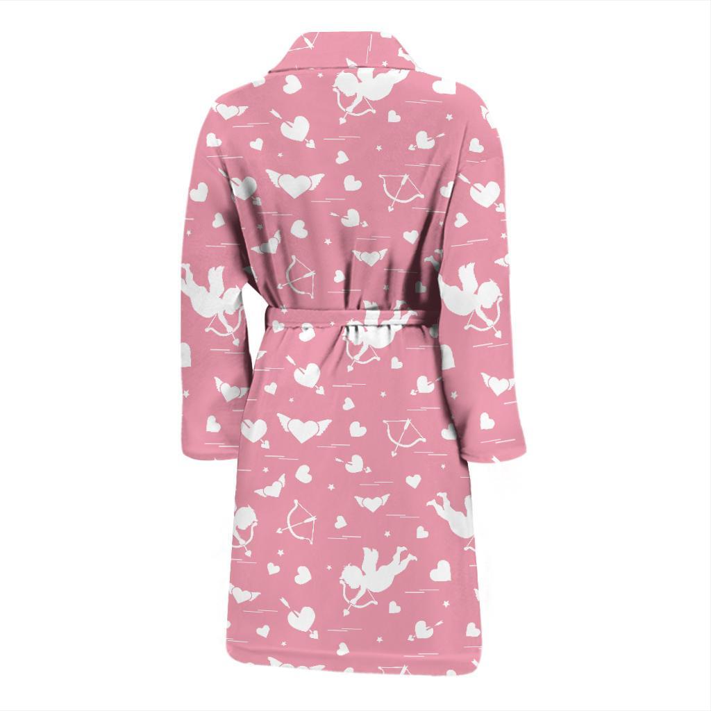 Cupid Pattern Print Design 03 Men Bathrobe-JORJUNE.COM