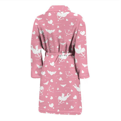 Cupid Pattern Print Design 03 Men Bathrobe-JORJUNE.COM