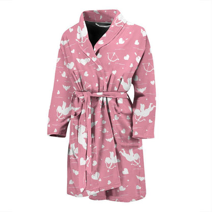 Cupid Pattern Print Design 03 Men Bathrobe-JORJUNE.COM