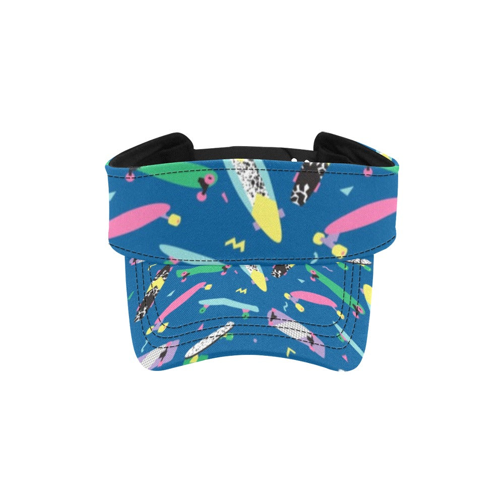 Skateboard Print Design LKS302 Unisex Sun Visor
