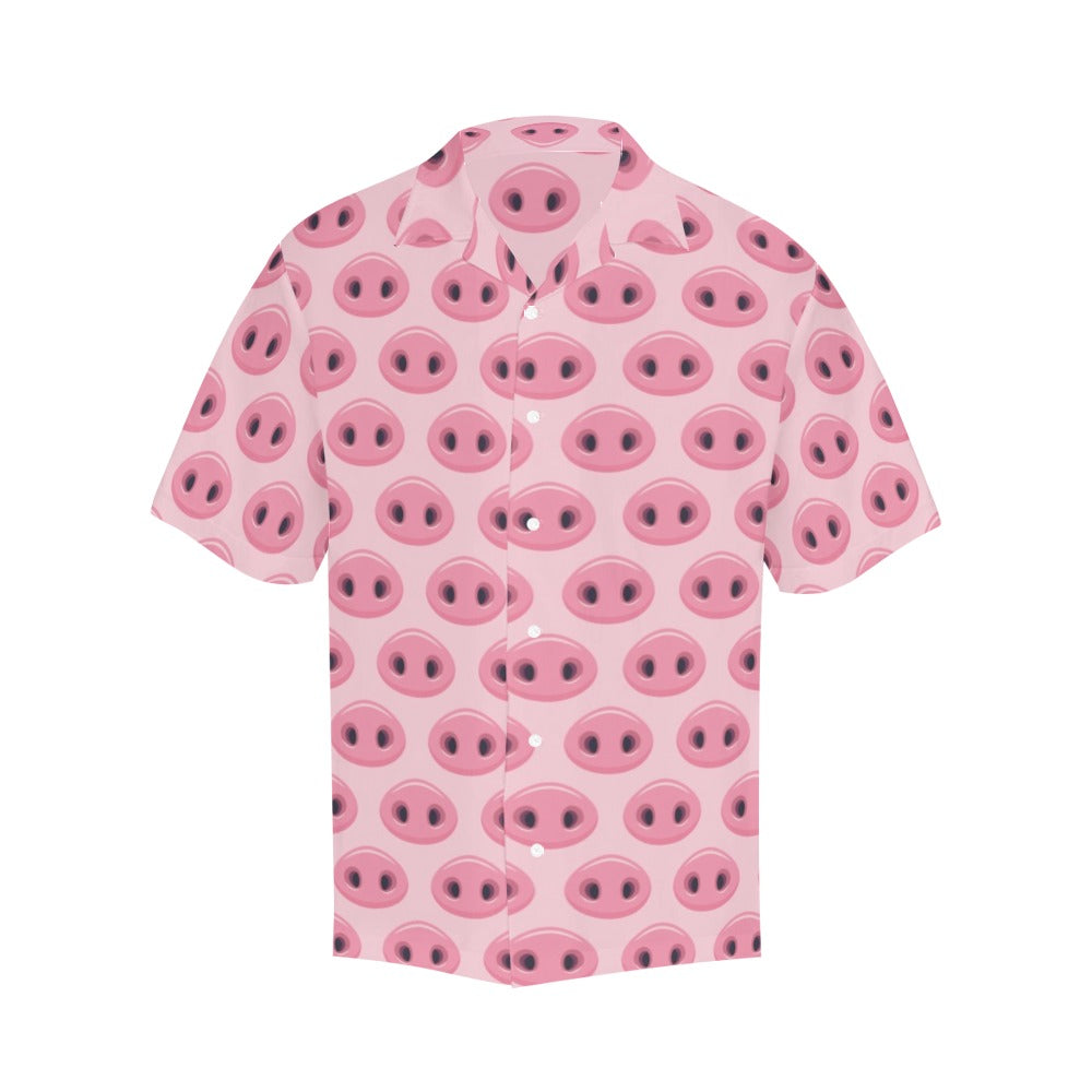 Pig Print Design LKS401 Men's Men's Hawaiian Shirt