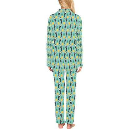 Toucan Print Design LKS301 Women's Long Pajama Set
