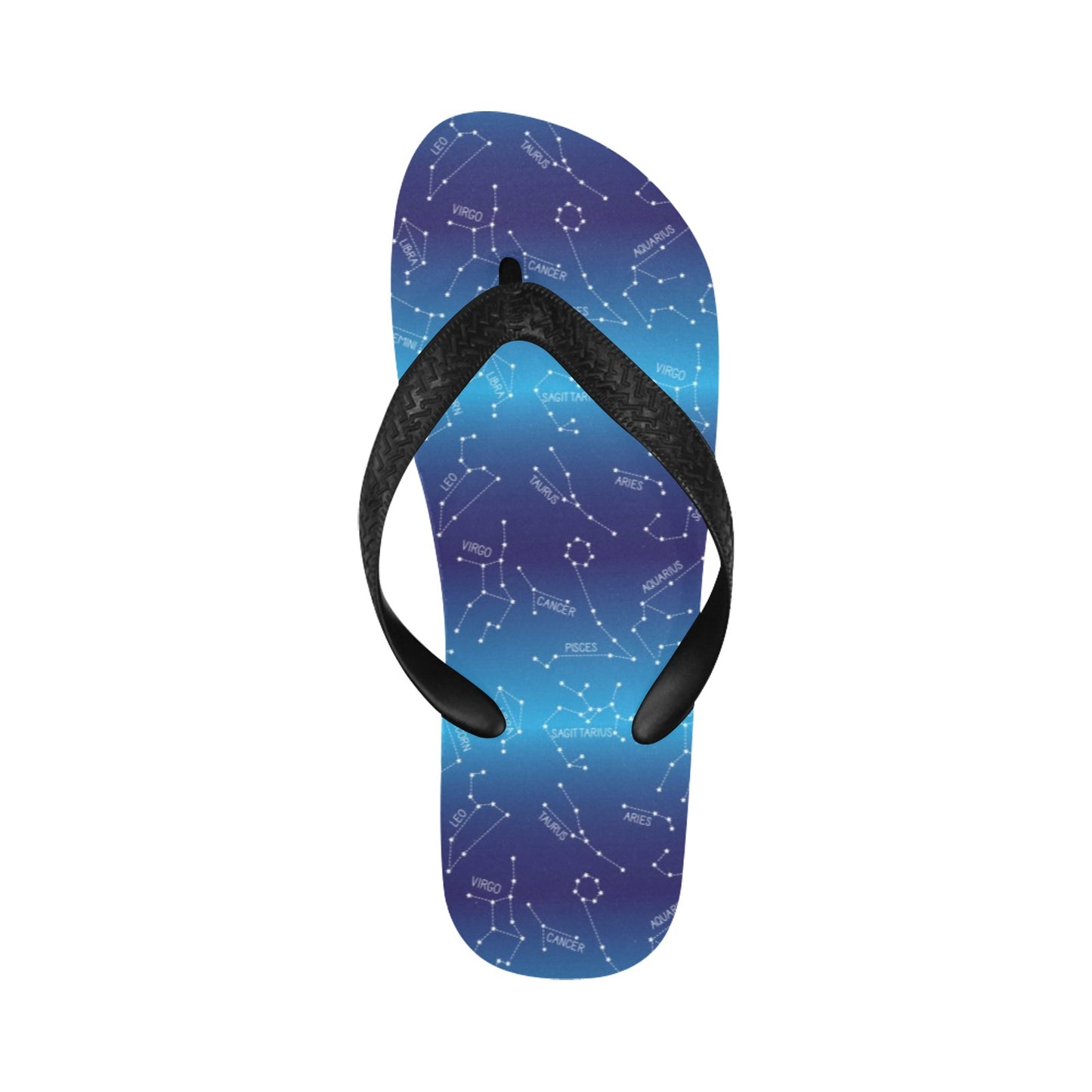 Virgo Print Design LKS302 Flip Flops
