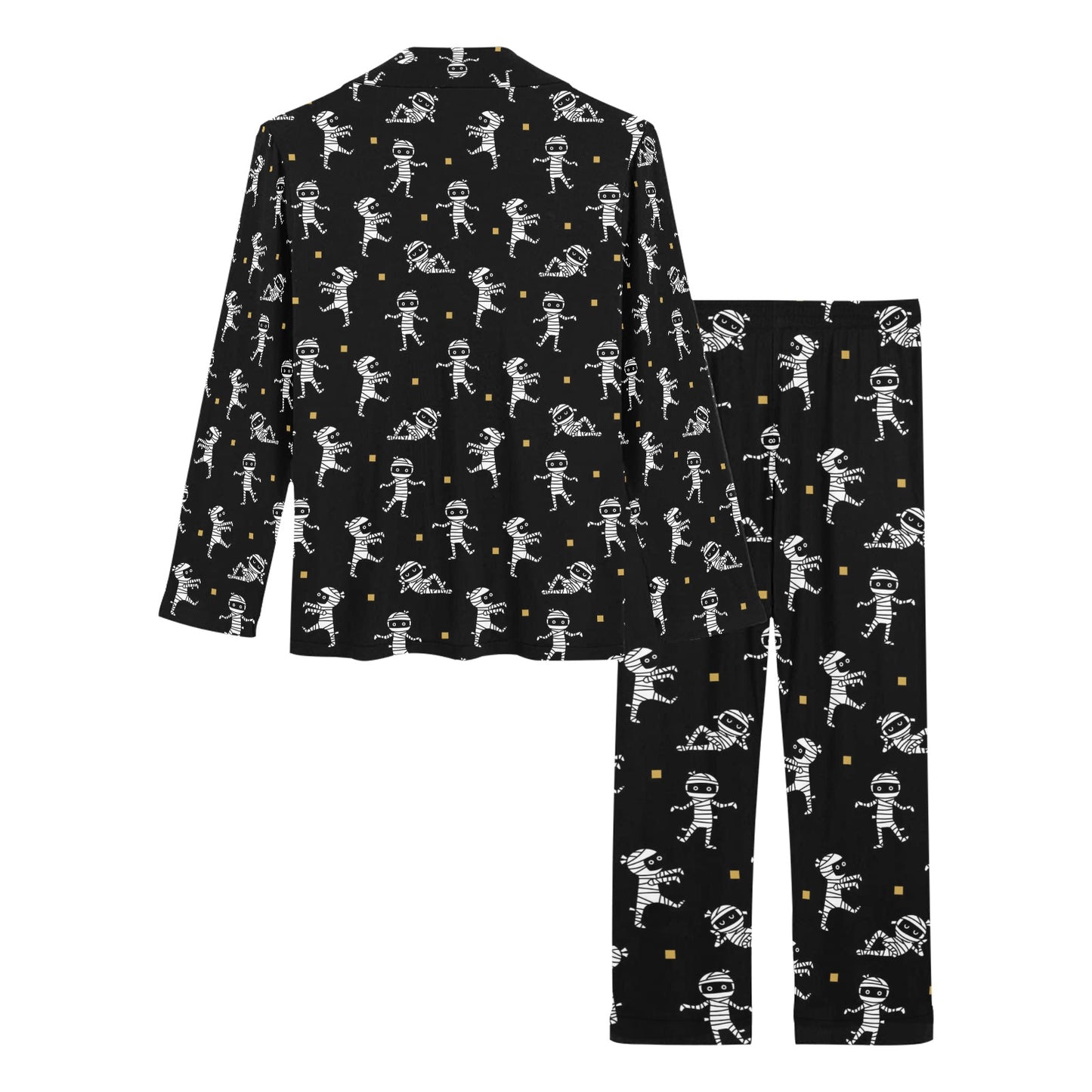 Mummy Cute Print Design LKS301 Women's Long Pajama Set