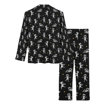 Mummy Cute Print Design LKS301 Women's Long Pajama Set
