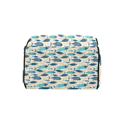 Tuna Fish Print Design LKS302 Diaper Bag Backpack