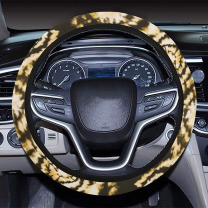 Tie Dye Print Design LKS307 Steering Wheel Cover with Elastic Edge
