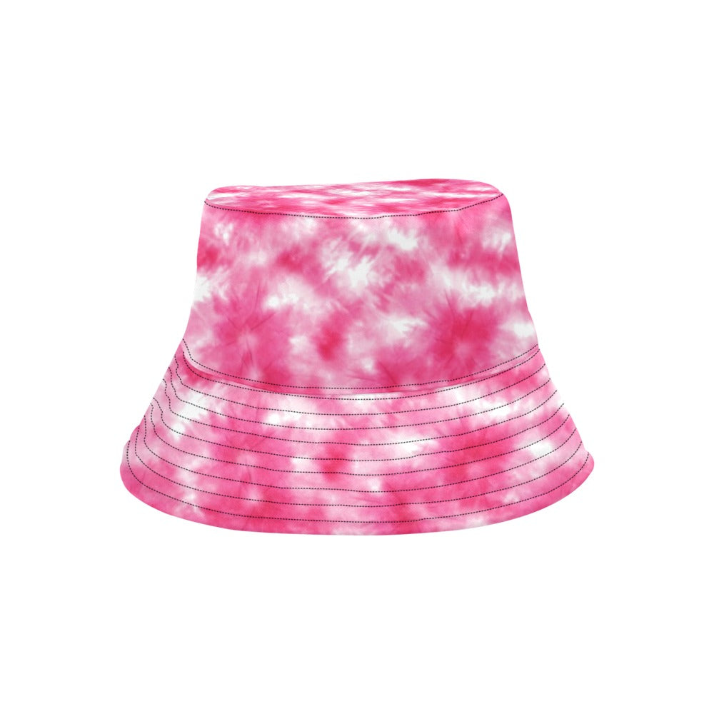 Tie Dye Pink Print Design LKS304 Unisex Bucket Hat