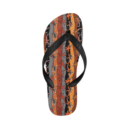 lizard Print Design LKS403 Flip Flops