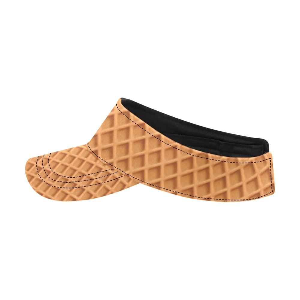 Waffle Texture Print Design LKS301 Unisex Sun Visor