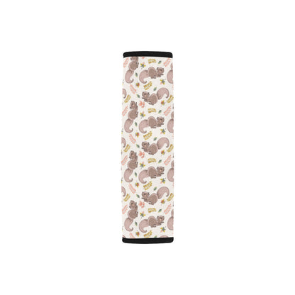 Squirrel Print Design LKS307 Car Seat Belt Cover