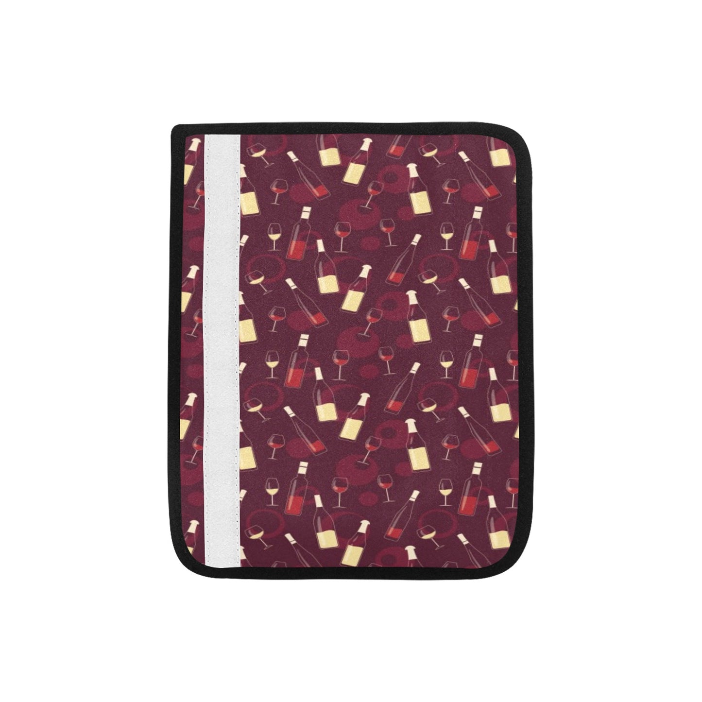 Wine Themed Print Design LKS302 Car Seat Belt Cover