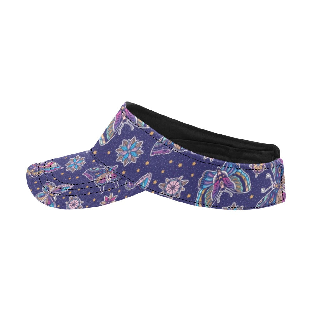Butterfly Print Design LKS303 Unisex Sun Visor