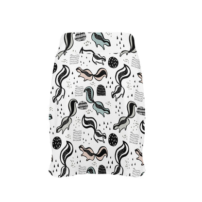 Skunk Print Design LKS303 17" Golf & Pickleball Skort with Pockets
