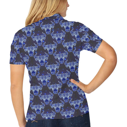 Taurus Print Design LKS302 Women's Polo Shirt
