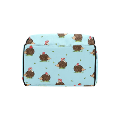 Hedgehog Print Design LKS402 Diaper Bag Backpack