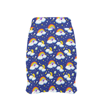 Rainbow Space Design Print 17" Golf & Pickleball Skort with Pockets